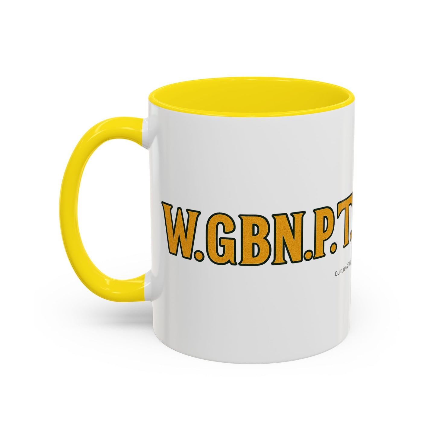 W.G.B.N.P.T. Ceramic Mugs  – Letterwork Edition
