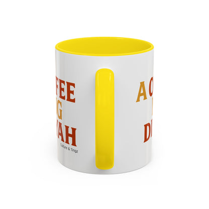 "A Coffee Mug Dis Yah" – Letterwork Edition