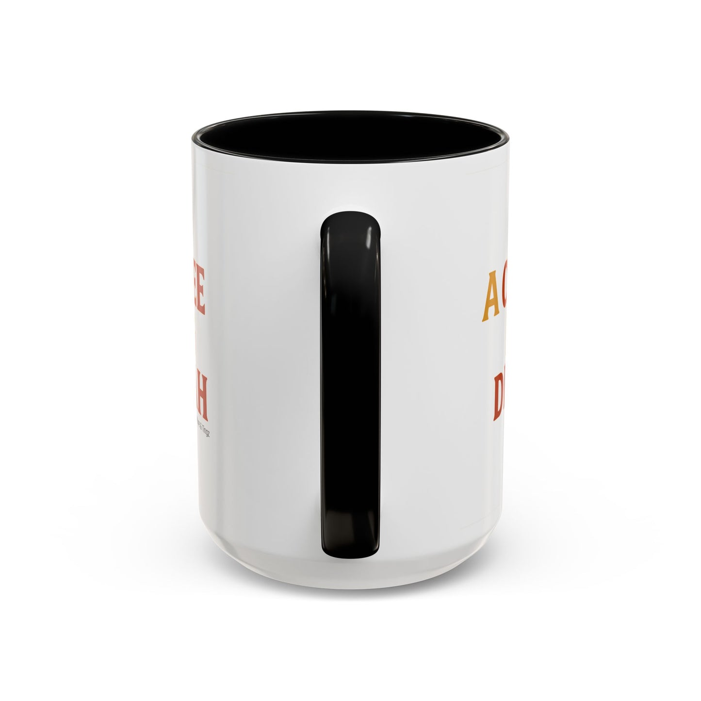 "A Coffee Mug Dis Yah" – Letterwork Edition