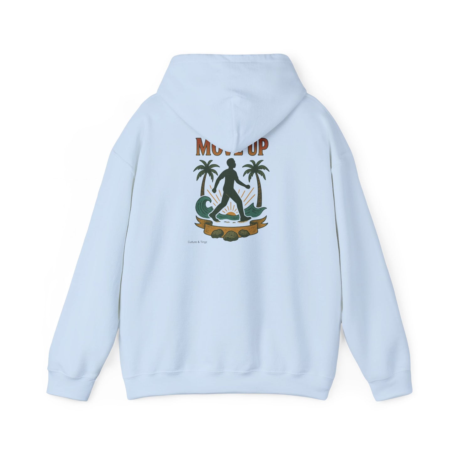 Move Up - Unisex Hoodie (Letterwork front, Artwork Back)