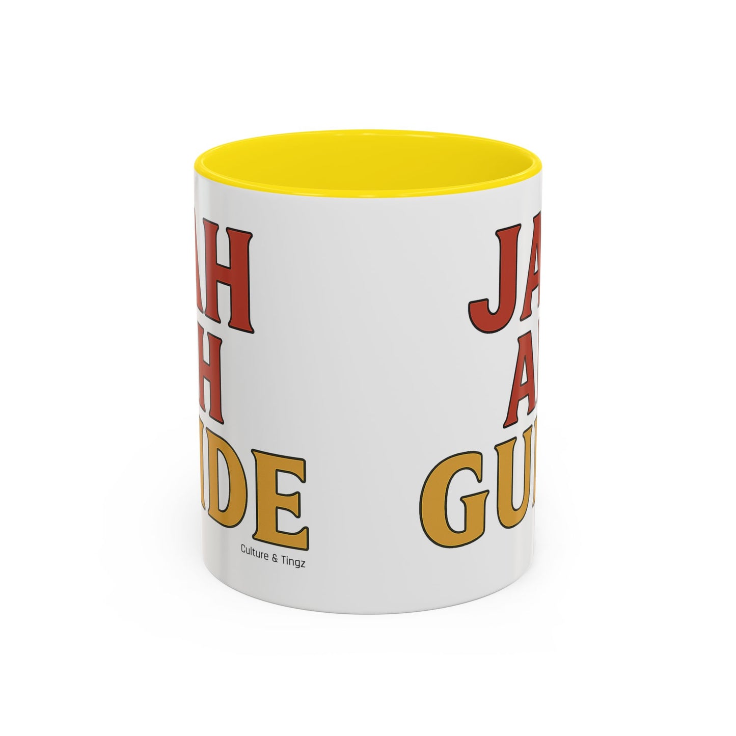 Jah Ah Guide Ceramic Mugs  – Letterwork Edition