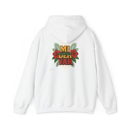 Mi Deh Yah - Unisex Hoodie (Letterwork front, Artwork Back)