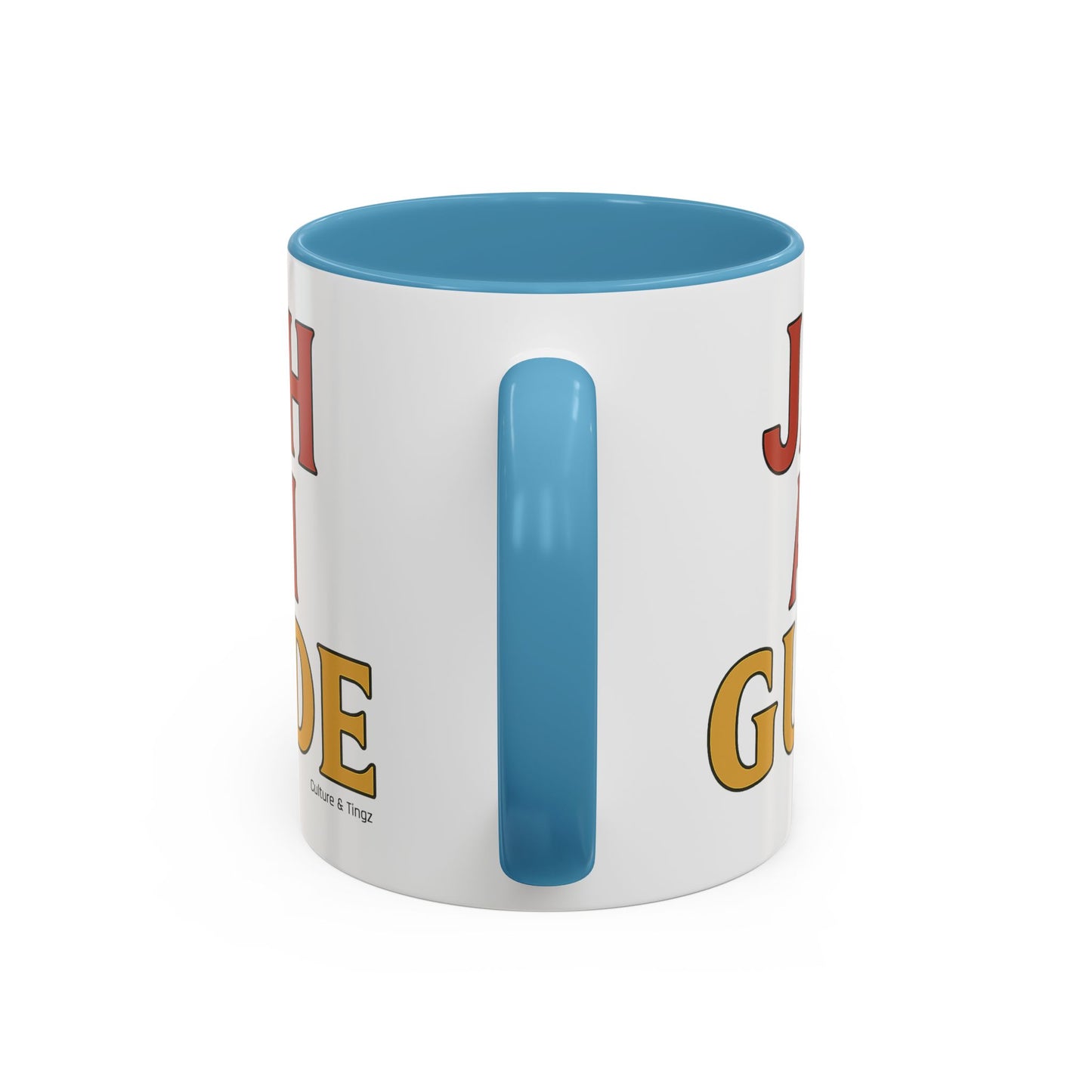 Jah Ah Guide Ceramic Mugs  – Letterwork Edition