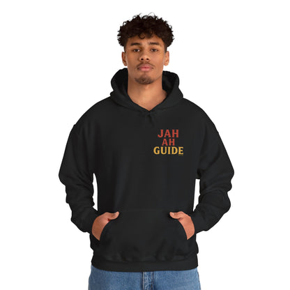 Jah Ah Guide - Unisex Hoodie (Letterwork front, Artwork Back)