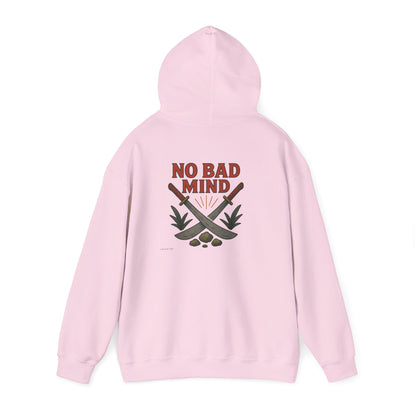 No Bad Mind - Unisex Hoodie (Letterwork front, Artwork Back)