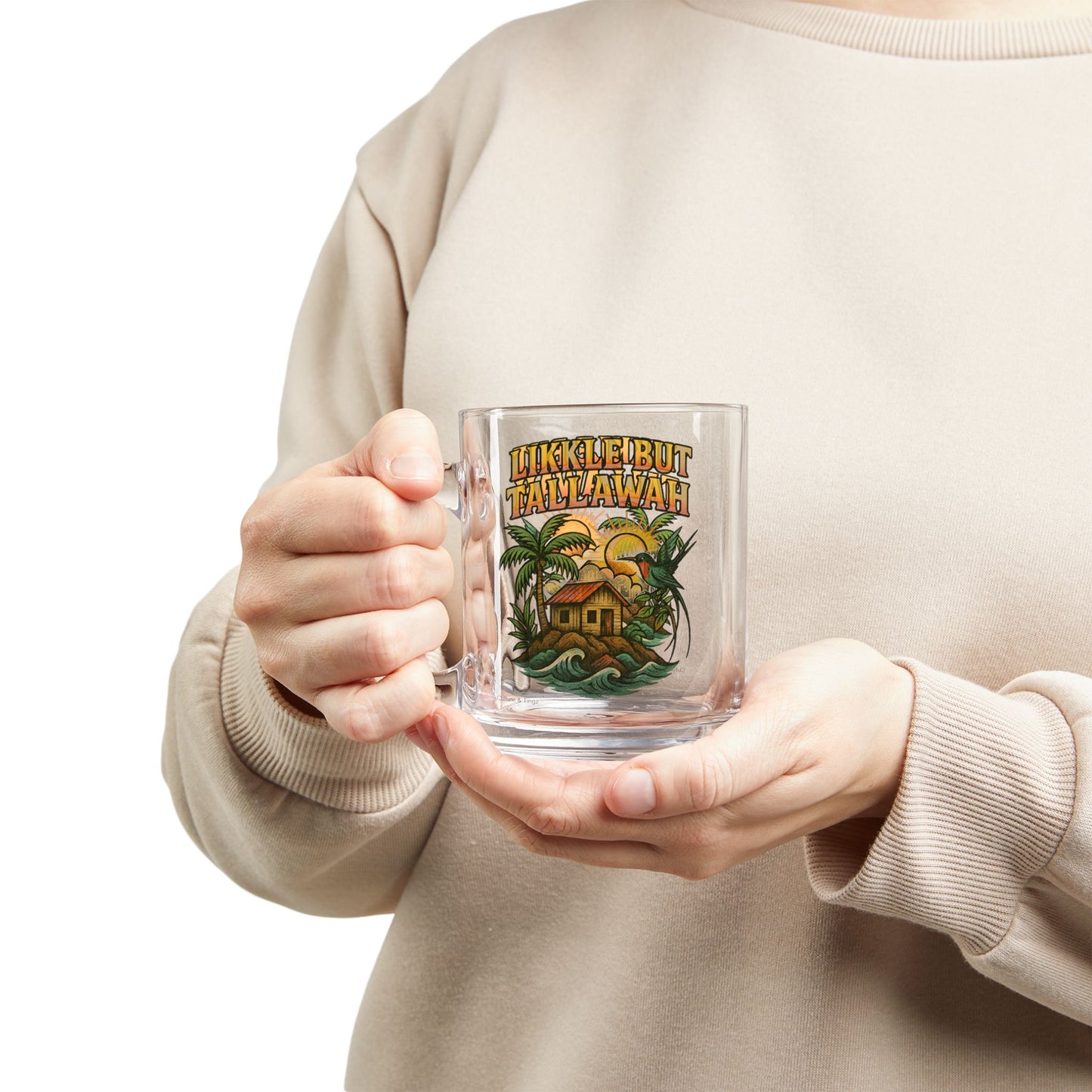 Likkle but Tallawah Glass Mug