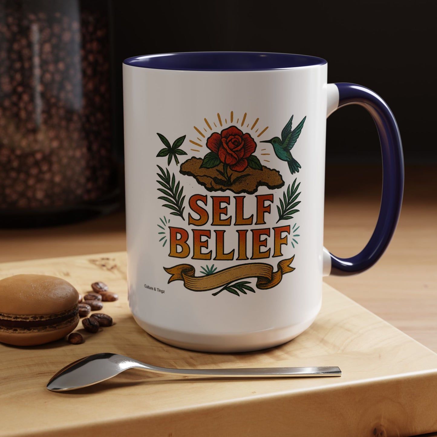 Self Belief - Accent Coffee Mug
