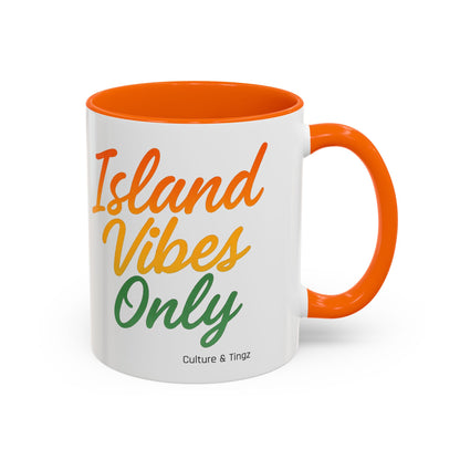 Island Vibes Only Ceramic Mugs  – Letterwork Edition