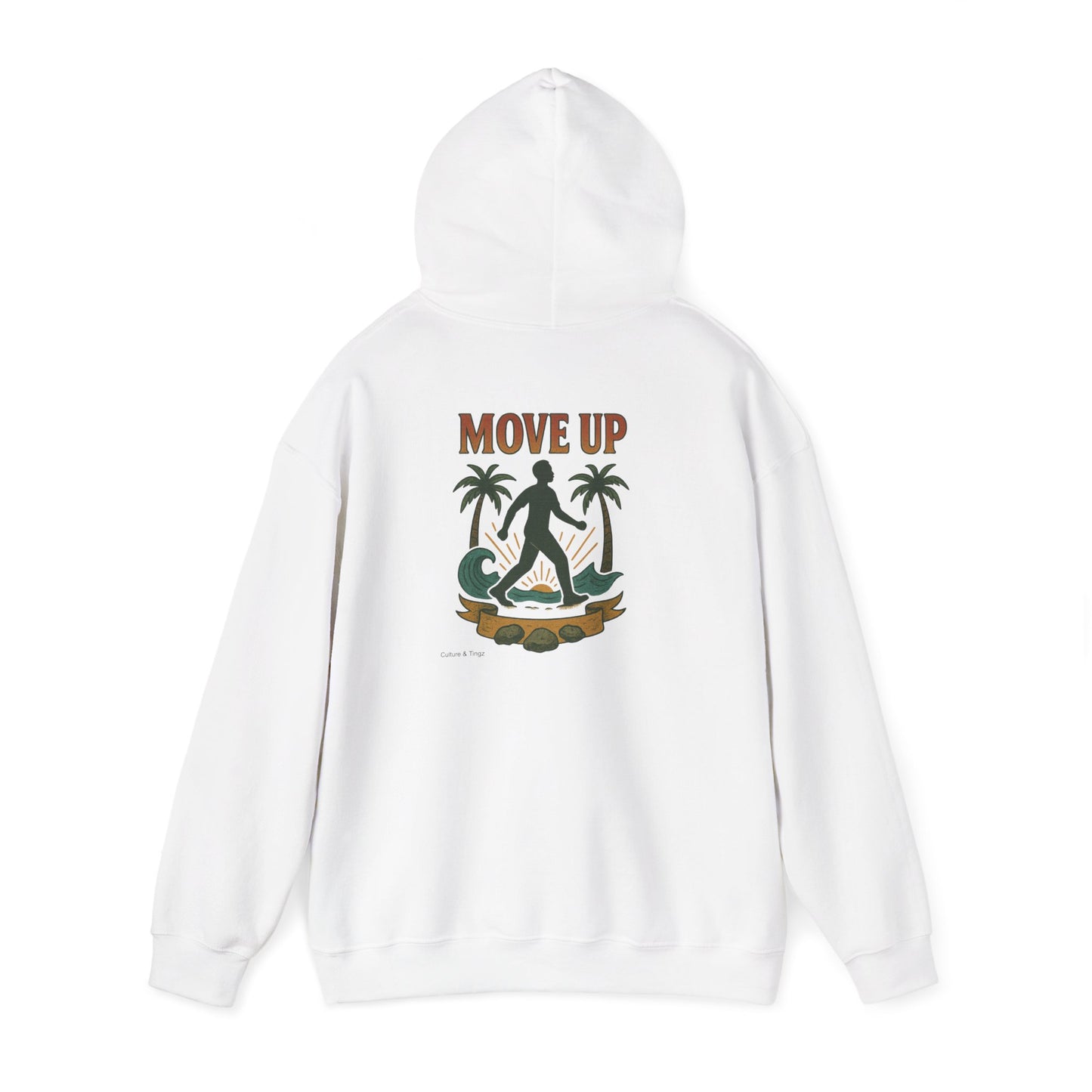 Move Up - Unisex Hoodie (Letterwork front, Artwork Back)
