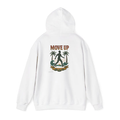 Move Up - Unisex Hoodie (Letterwork front, Artwork Back)