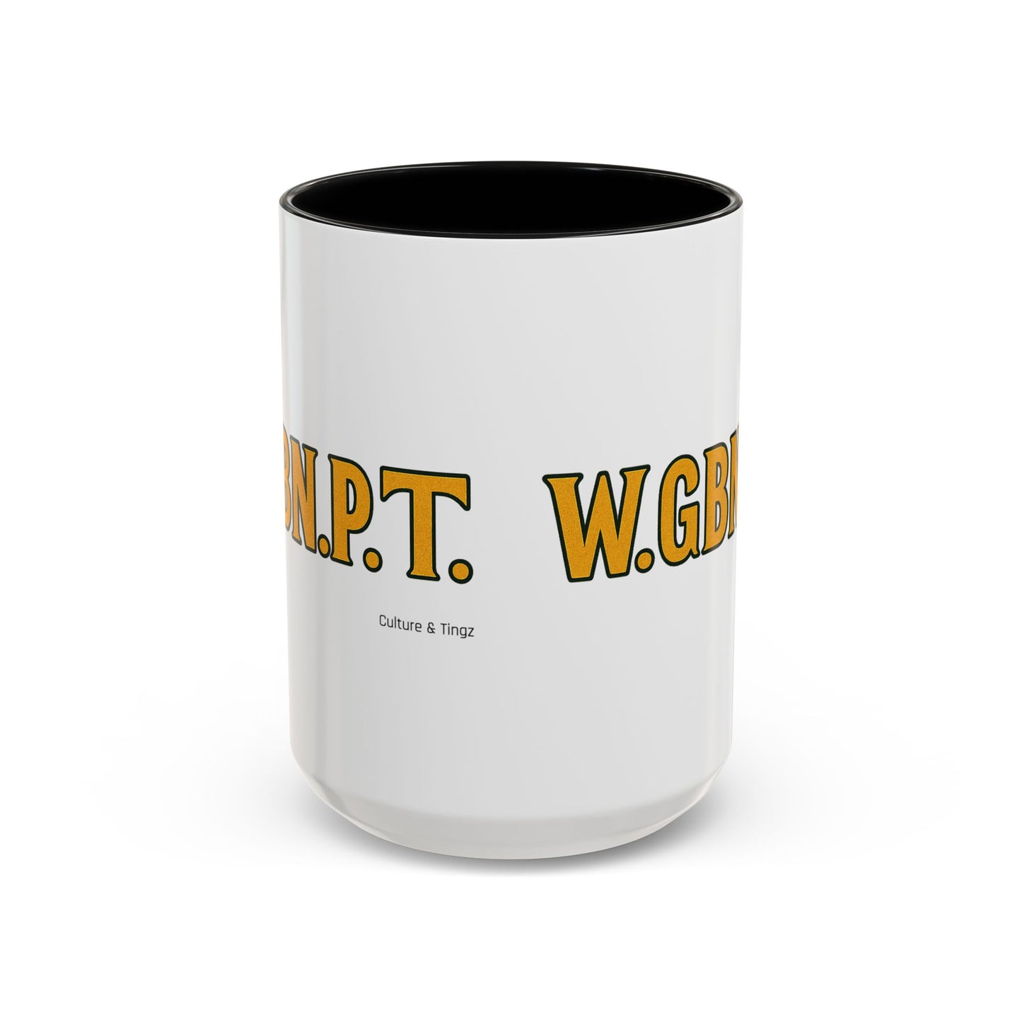 W.G.B.N.P.T. Ceramic Mugs  – Letterwork Edition