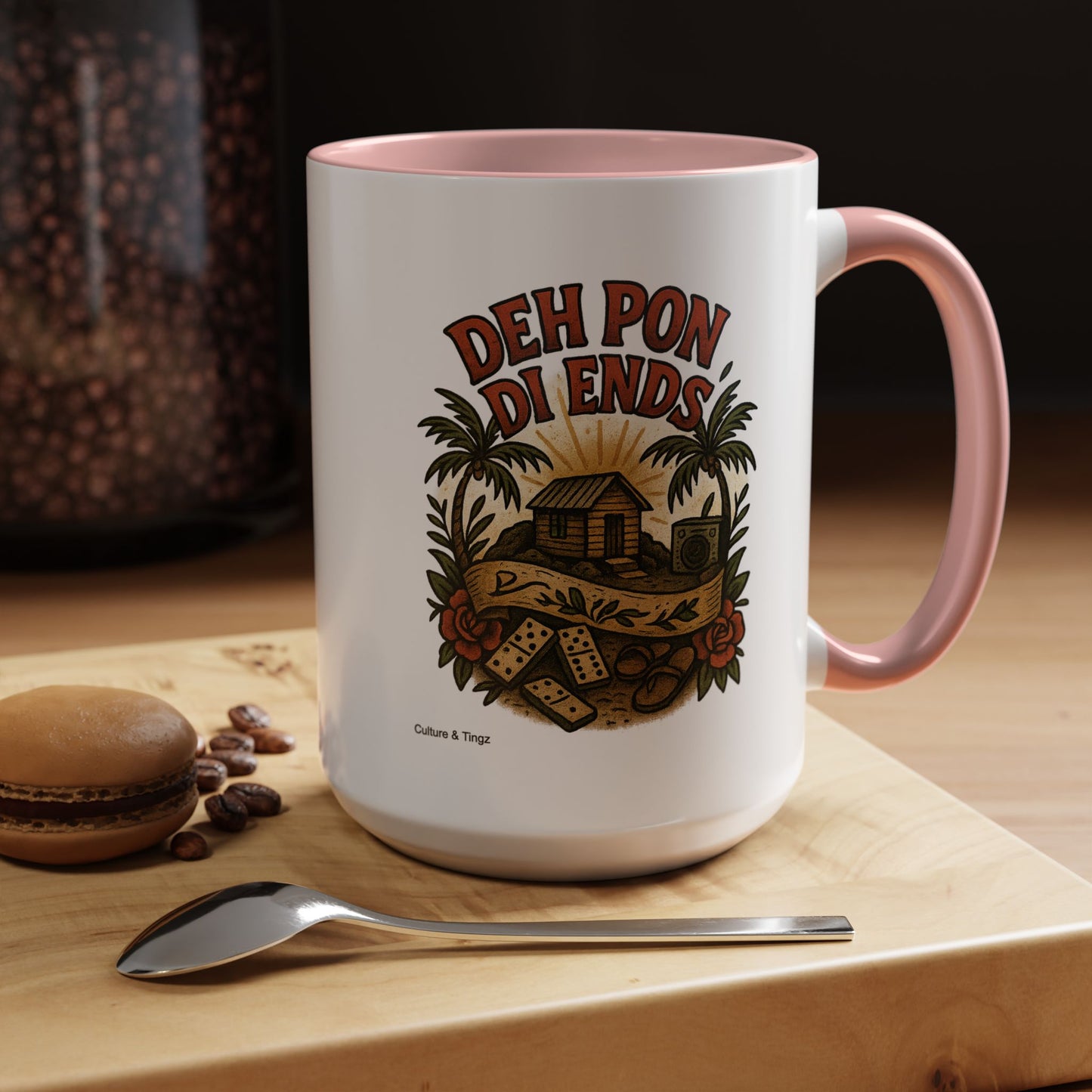 Deh Pon Di Ends - Accent Coffee Mug
