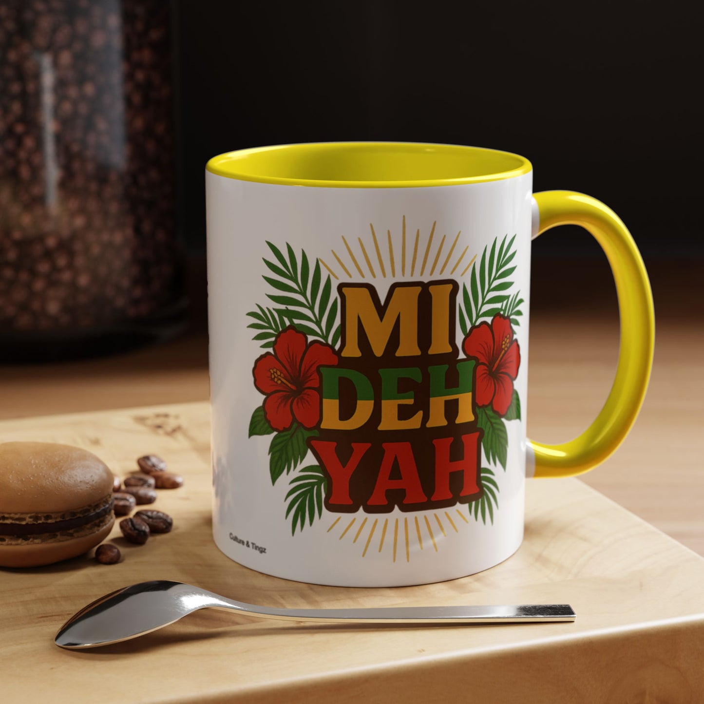 Mi Deh Yah Ceramic Mugs  – Letterwork Edition