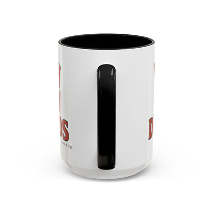 Deh Pon Di Ends Ceramic Mugs  – Letterwork Edition