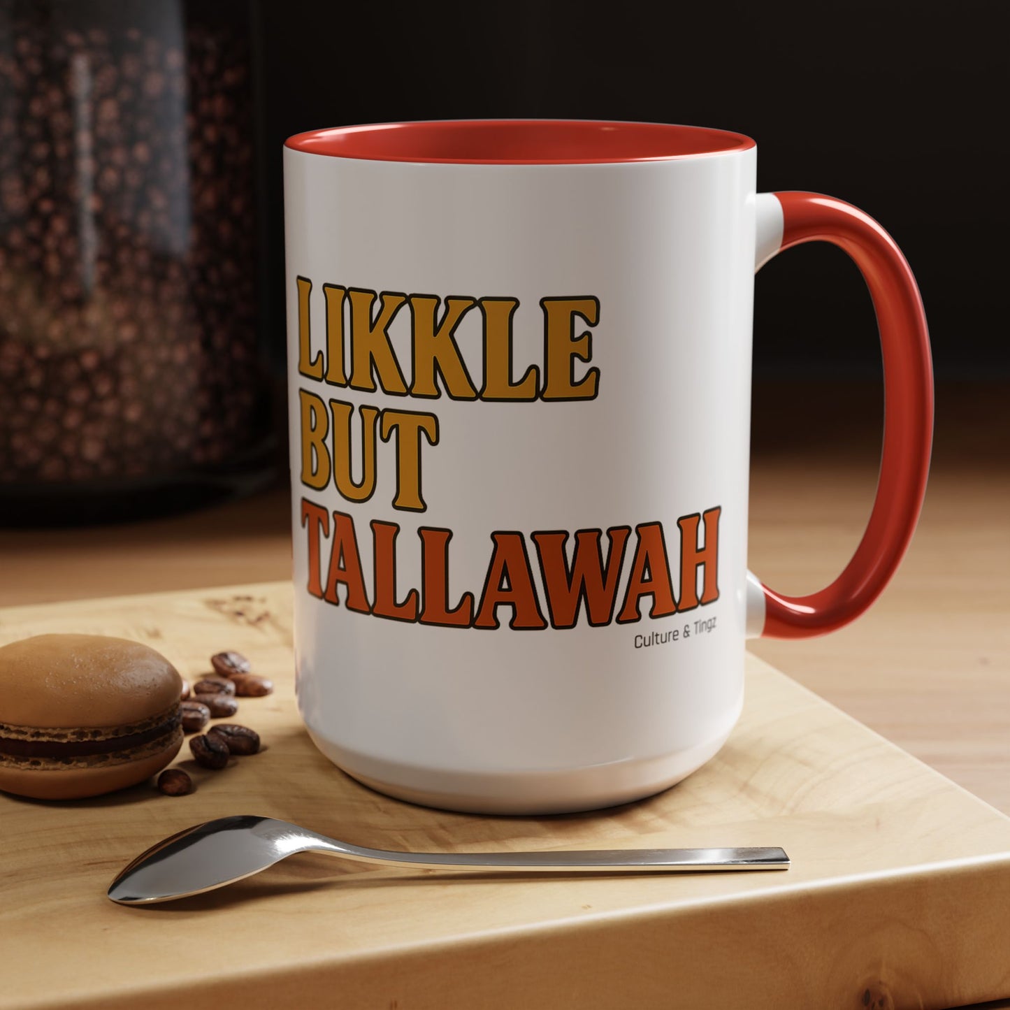 Likkle but Tallawah Ceramic Mugs  – Letterwork Edition