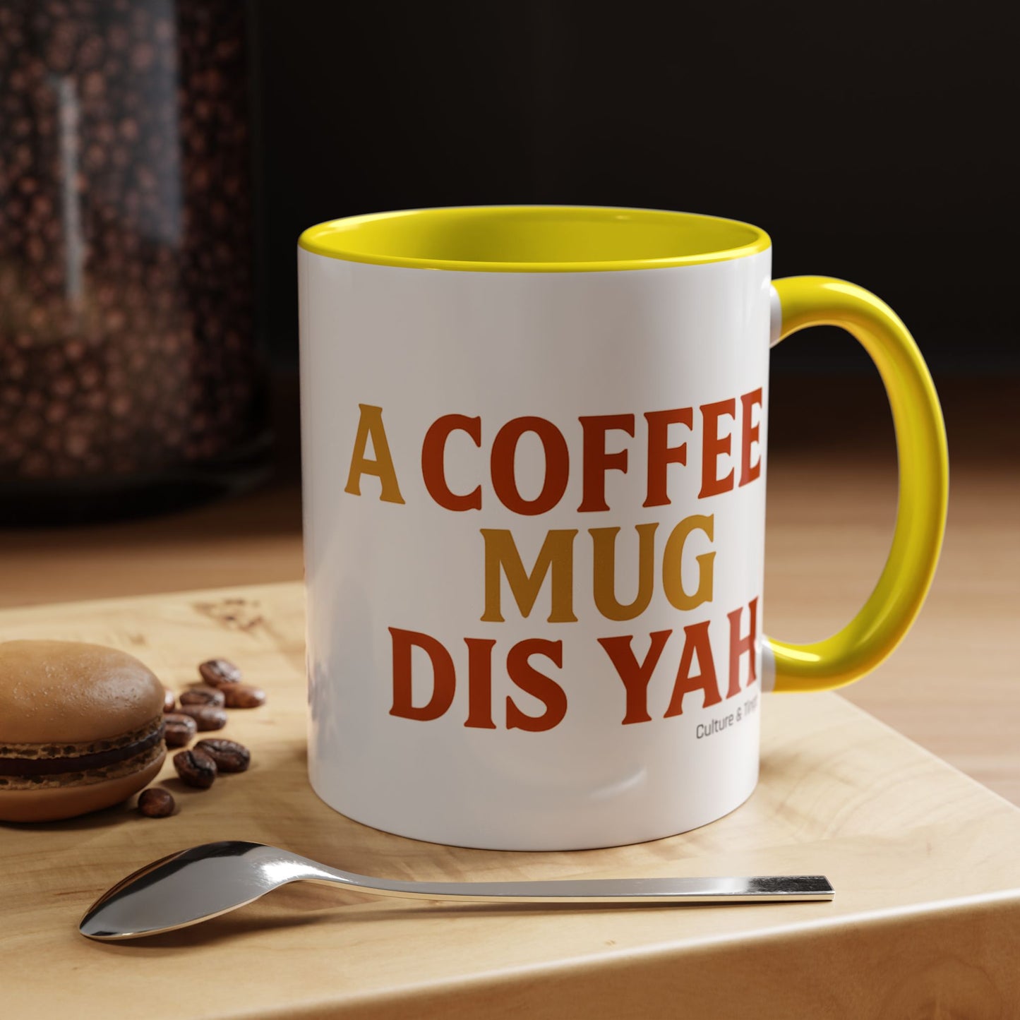 "A Coffee Mug Dis Yah" – Letterwork Edition