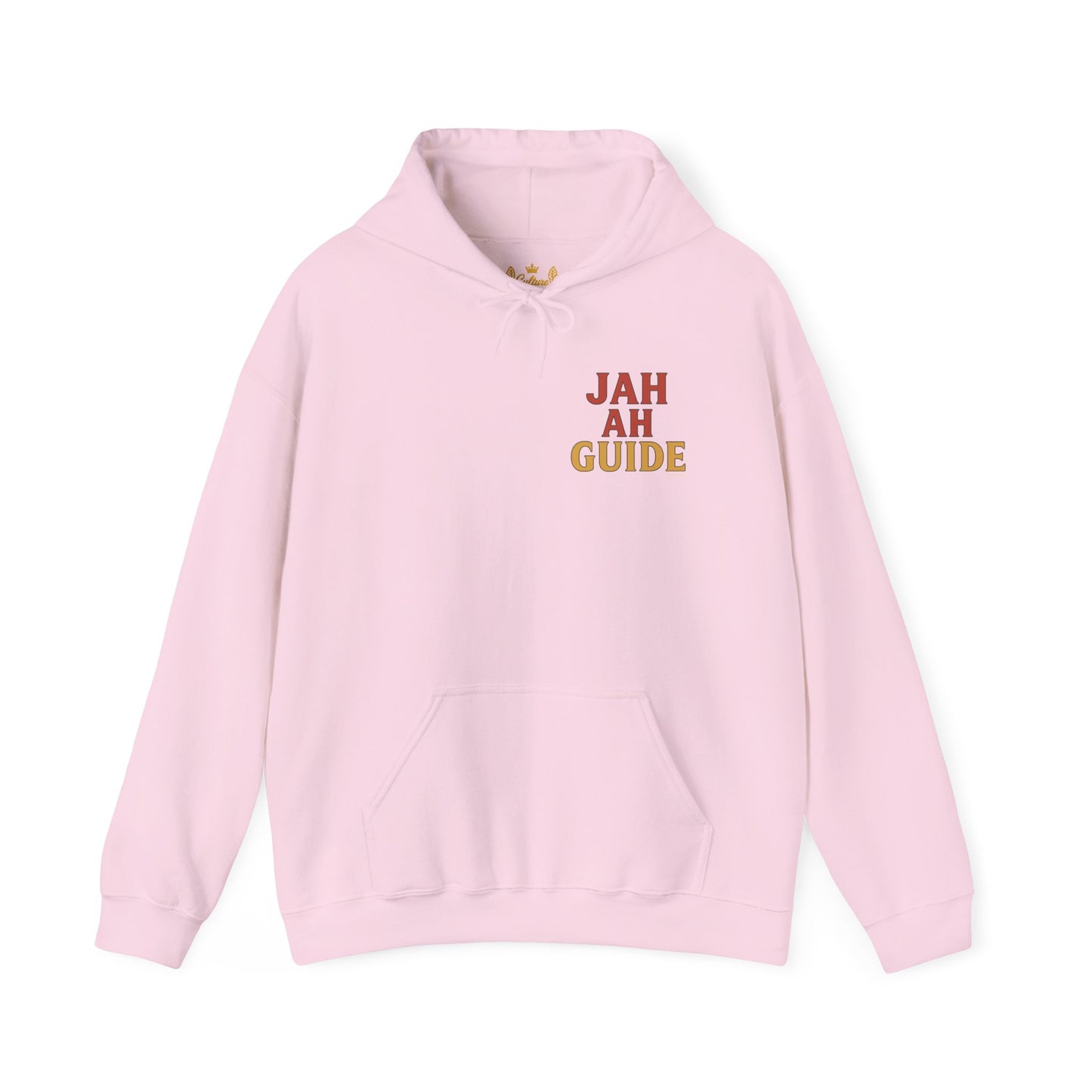 Jah Ah Guide - Unisex Hoodie (Letterwork front, Artwork Back)