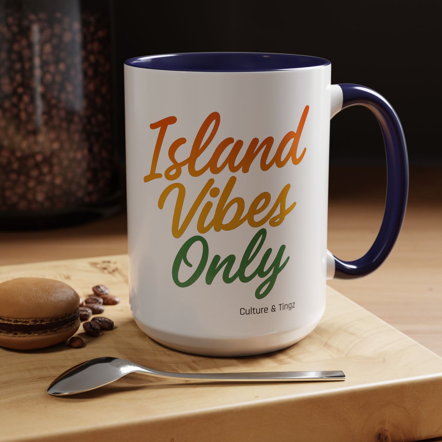 Island Vibes Only Ceramic Mugs  – Letterwork Edition