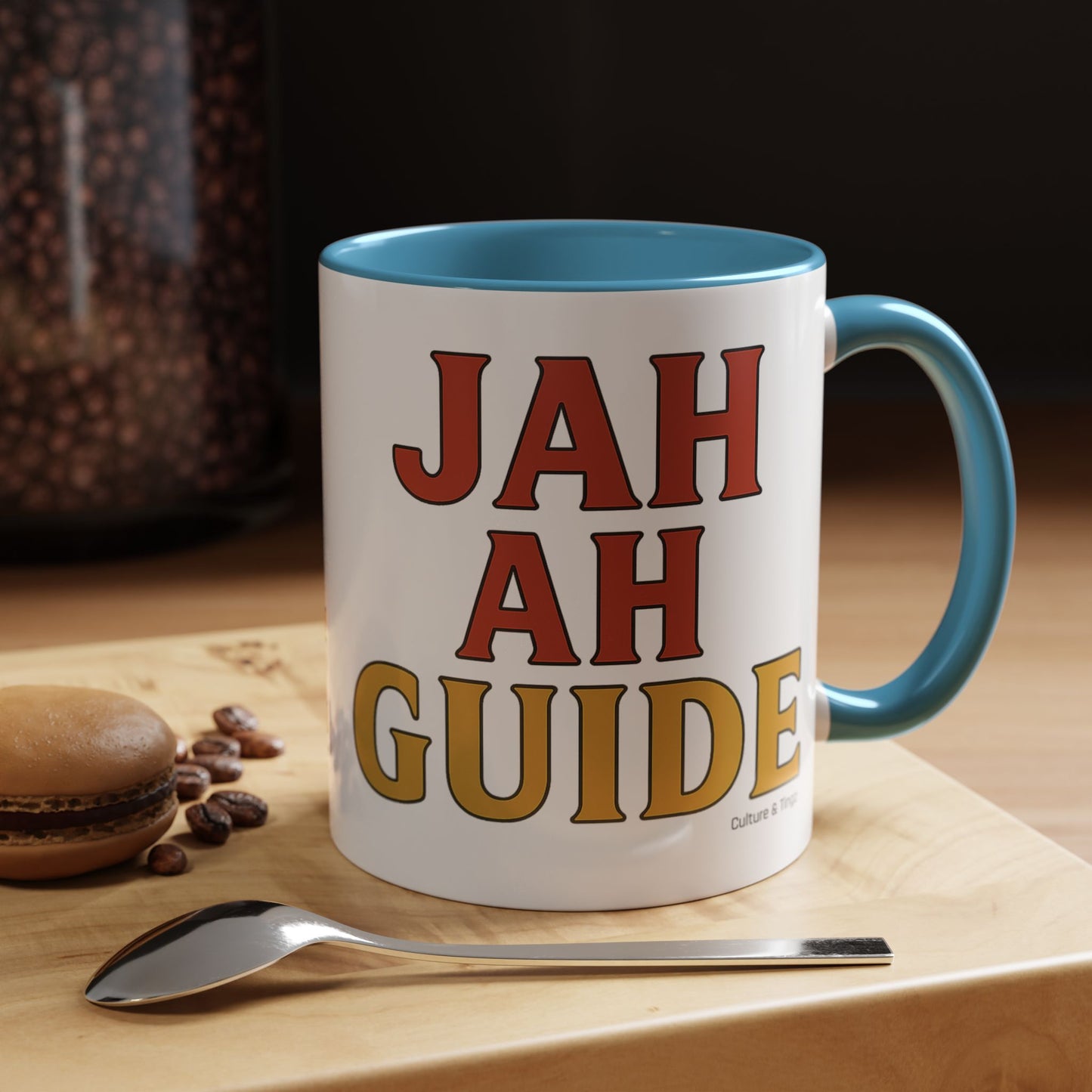 Jah Ah Guide Ceramic Mugs  – Letterwork Edition