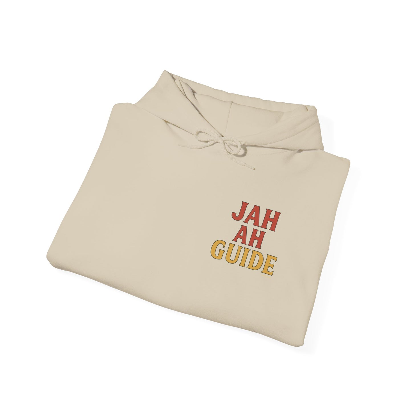 Jah Ah Guide - Unisex Hoodie (Letterwork front, Artwork Back)