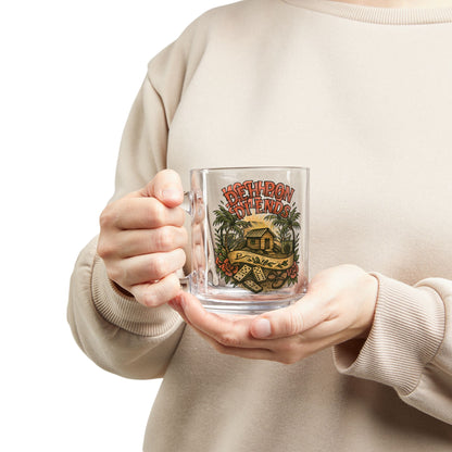 Deh Pon Di Ends Glass Mug - 10 oz.