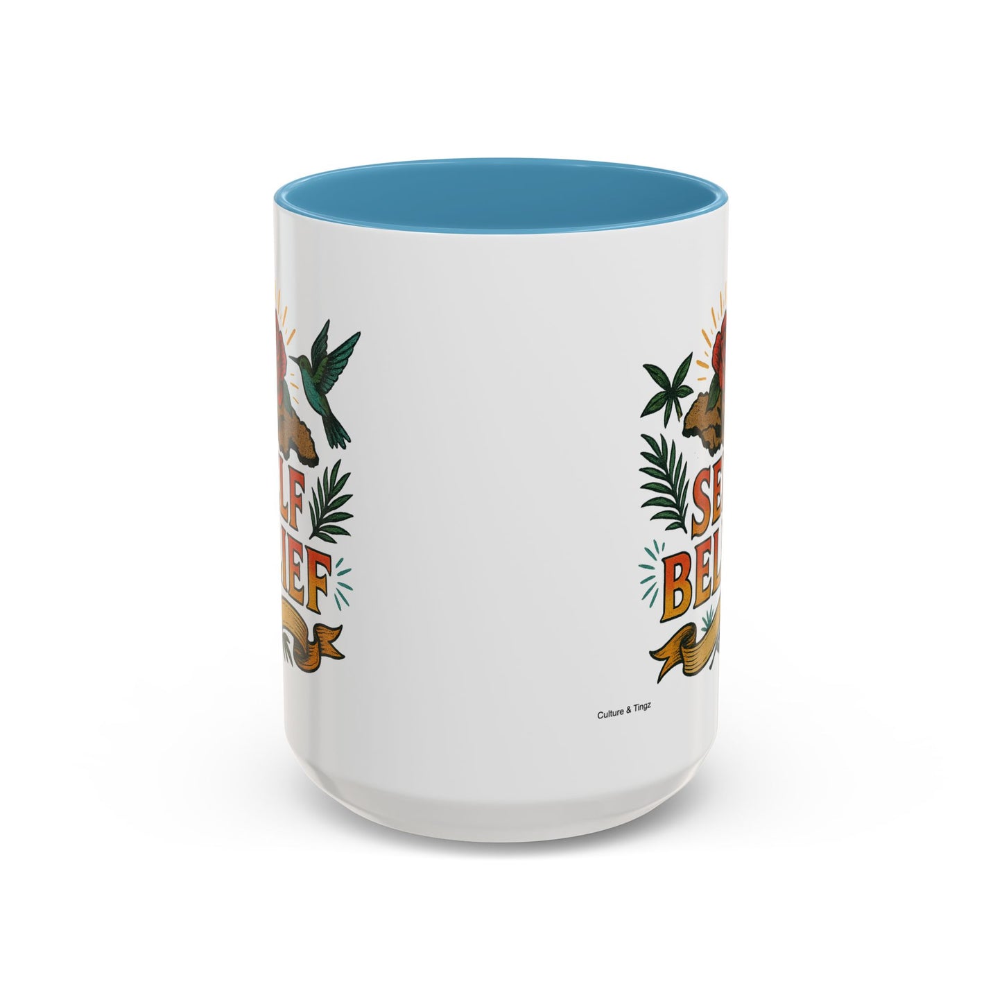Self Belief - Accent Coffee Mug
