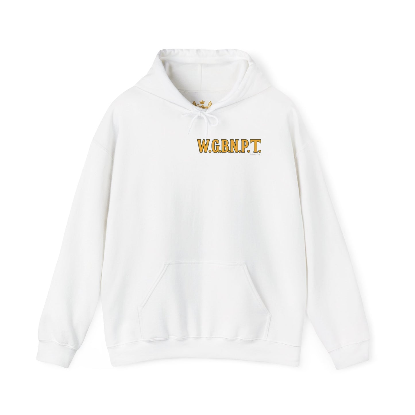 W.G.B.N.P.T. - Unisex Hoodie (Letterwork front, Artwork Back)