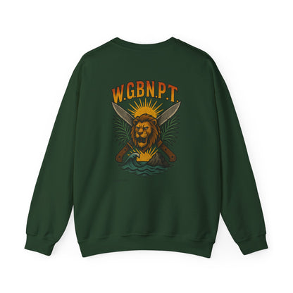 W.G.B.N.P.T. - Unisex Crewneck Sweater (Letterwork Front, Full Artwork Back)