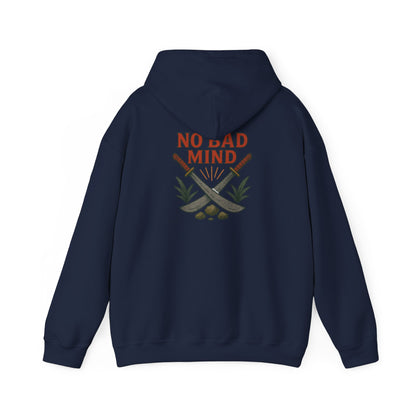 No Bad Mind - Unisex Hoodie (Letterwork front, Artwork Back)