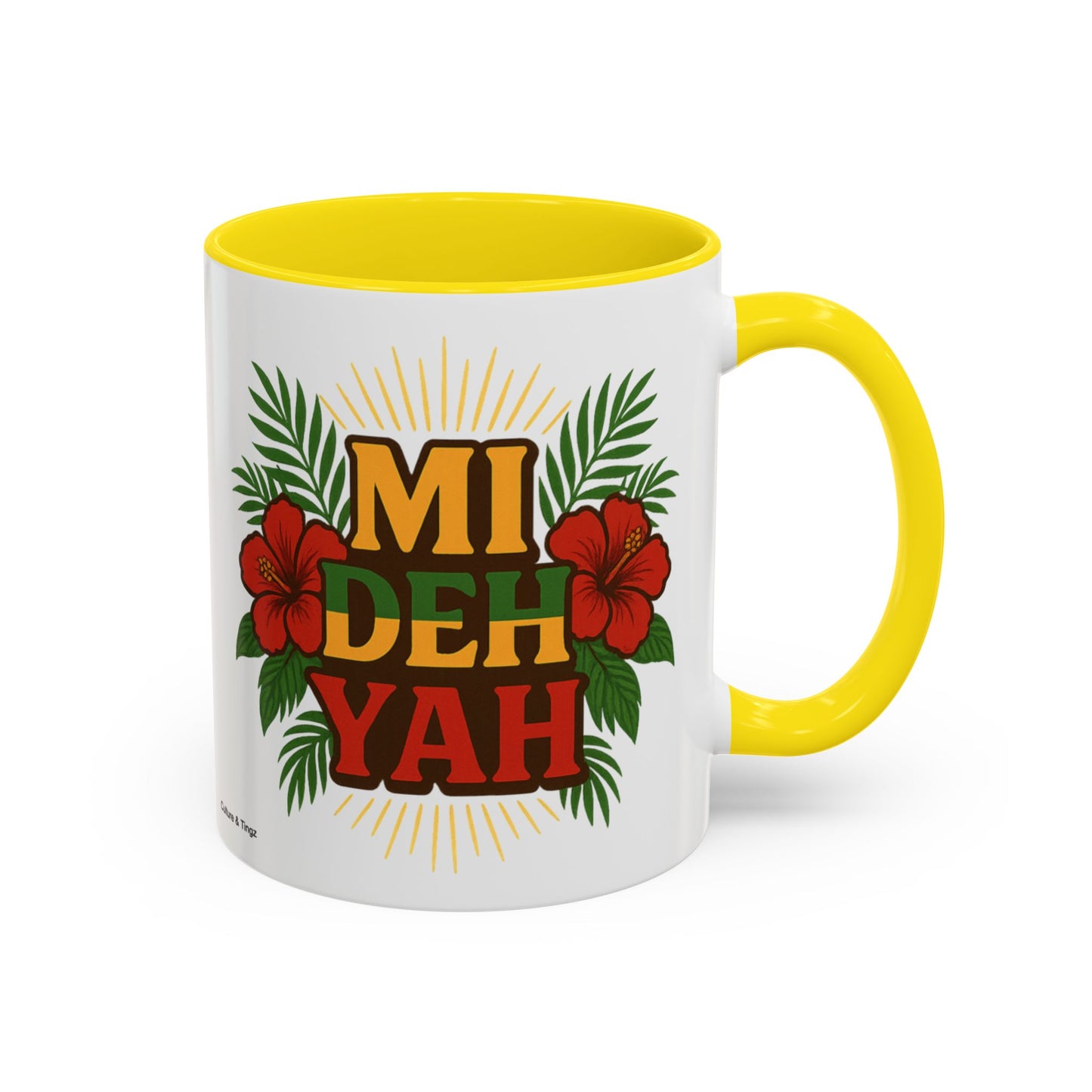 Mi Deh Yah Ceramic Mugs  – Letterwork Edition
