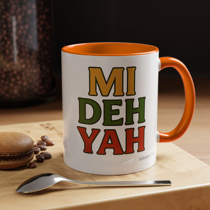 Mi Deh Yah Ceramic Mugs  – Letterwork Edition