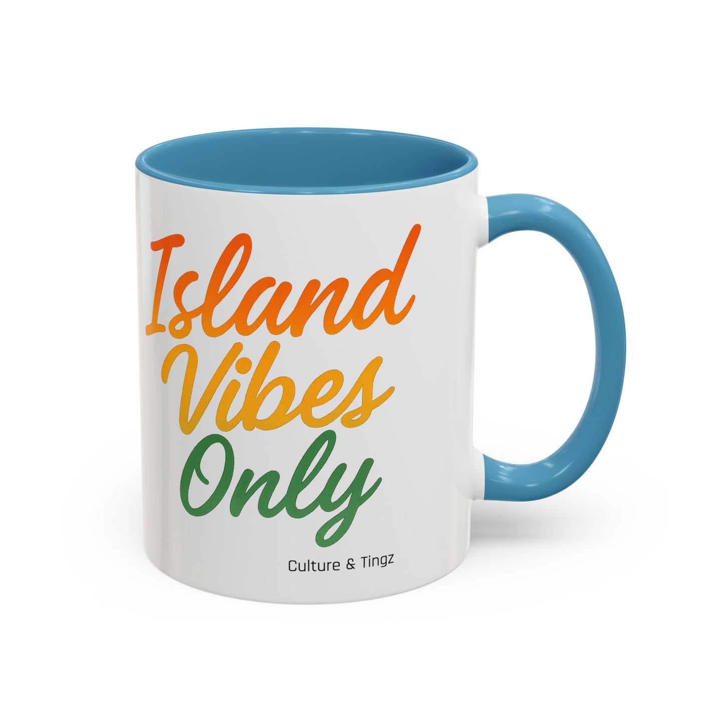 Island Vibes Only Ceramic Mugs  – Letterwork Edition