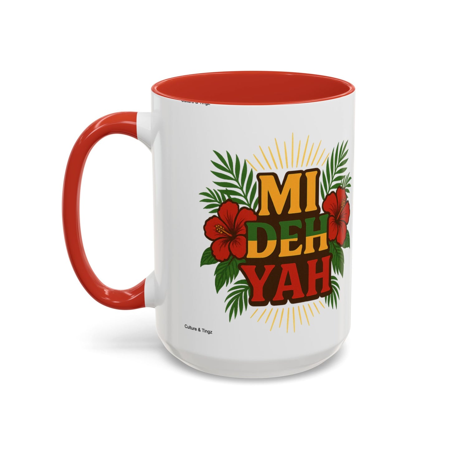 Mi Deh Yah Ceramic Mugs  – Letterwork Edition