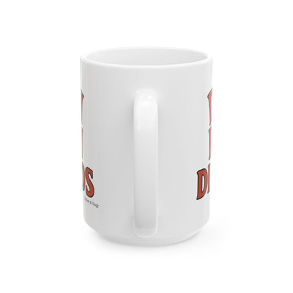 Deh Pon Di Ends Ceramic Mug - Letterwork Collection