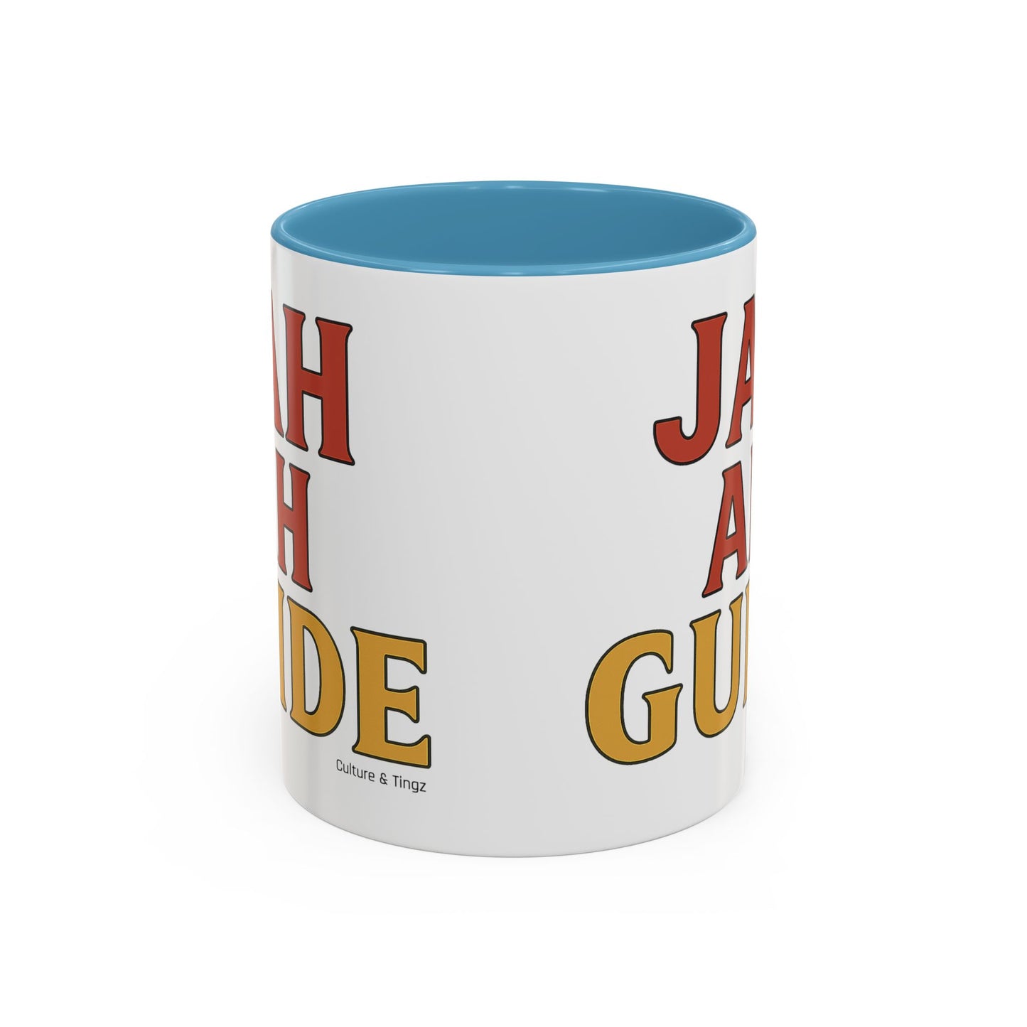 Jah Ah Guide Ceramic Mugs  – Letterwork Edition