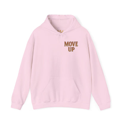 Move Up - Unisex Hoodie (Letterwork front, Artwork Back)