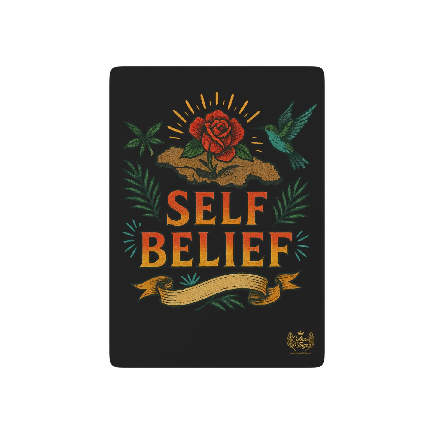 "Self Belief" Poker Cards - Complete Deck