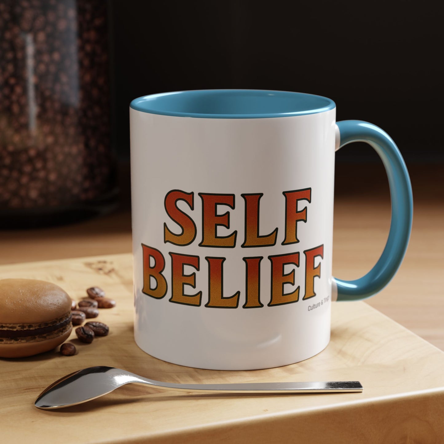 Self Belief Ceramic Mug  – Letterwork Edition