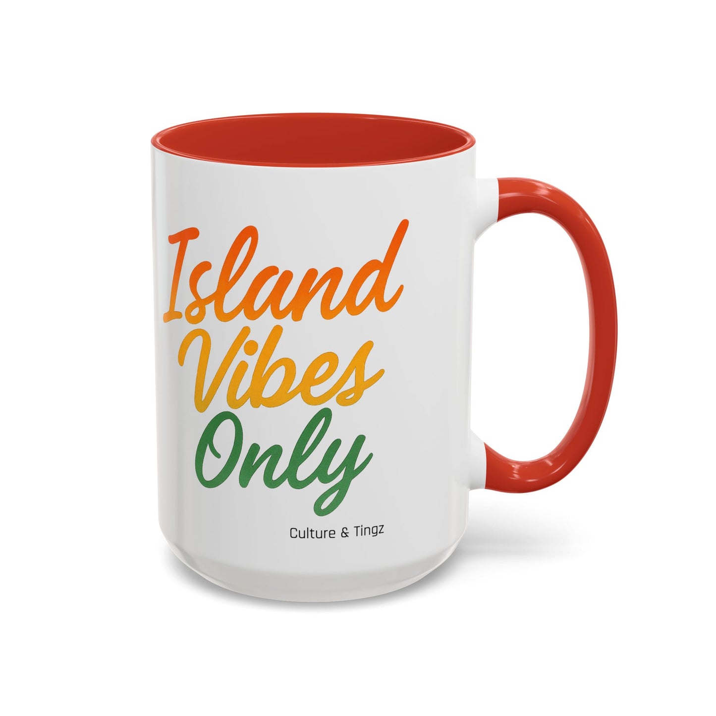 Island Vibes Only Ceramic Mugs  – Letterwork Edition