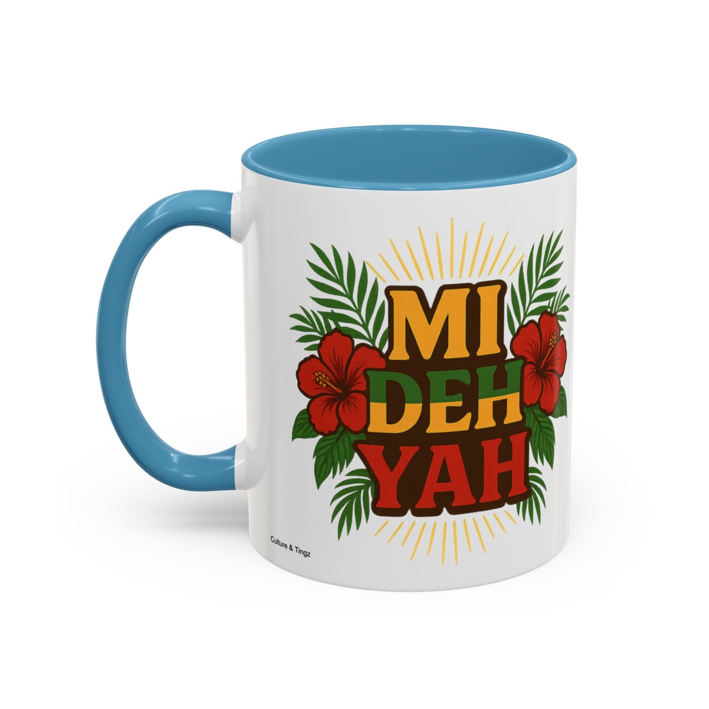 Mi Deh Yah Ceramic Mugs  – Letterwork Edition