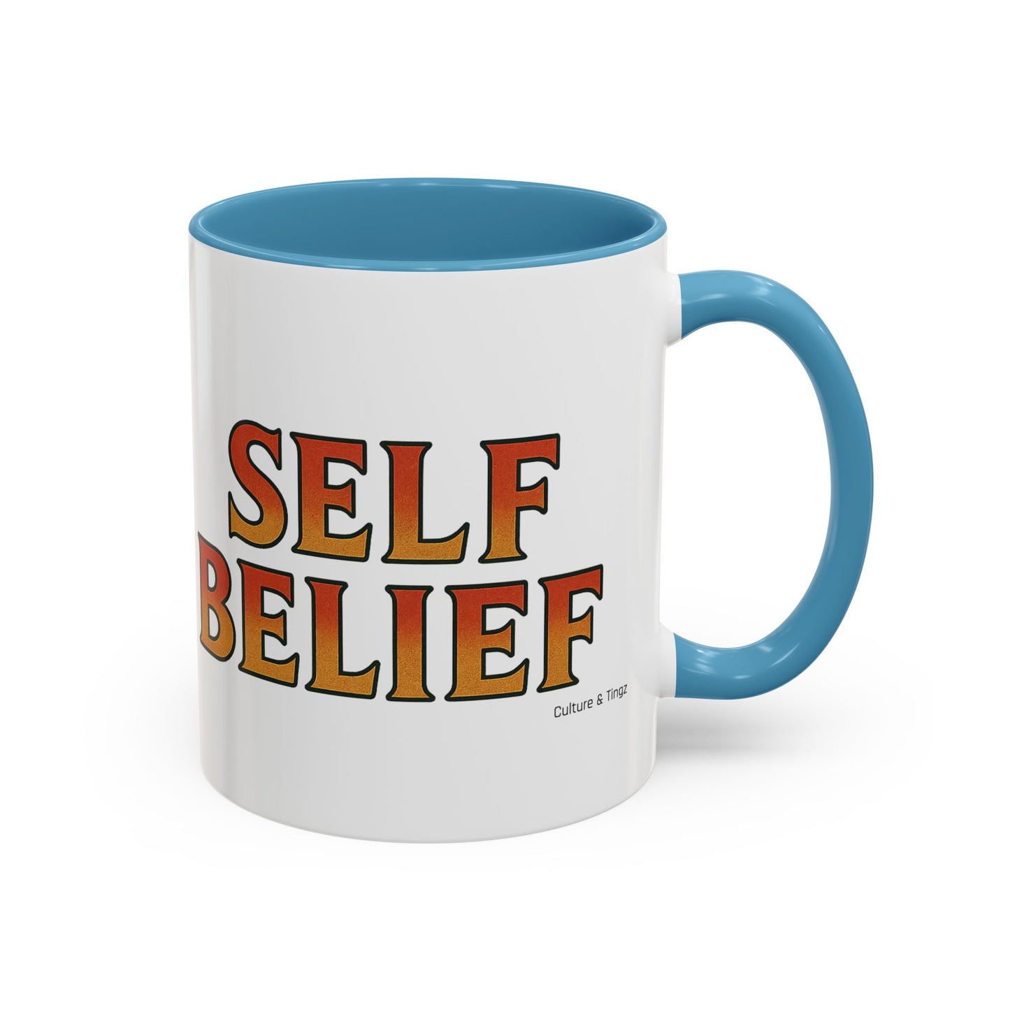 Self Belief Ceramic Mugs  – Letterwork Edition