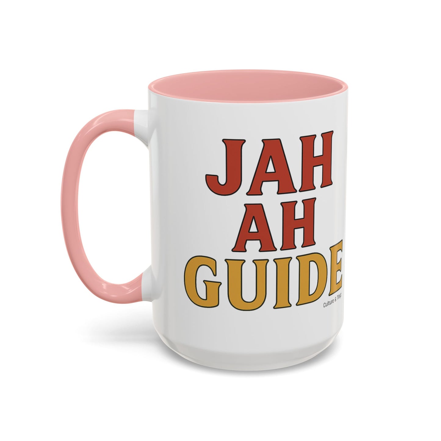 Jah Ah Guide Ceramic Mugs  – Letterwork Edition