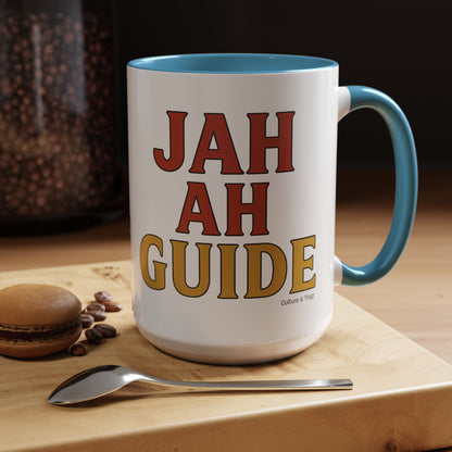Jah Ah Guide Ceramic Mugs  – Letterwork Edition