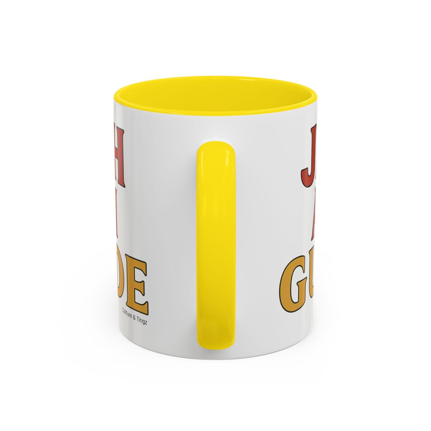 Jah Ah Guide Ceramic Mugs  – Letterwork Edition