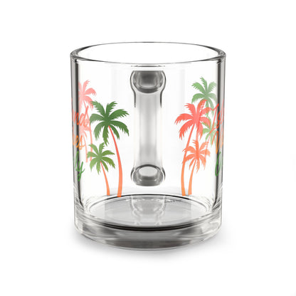 "Island Vibes Only" Glass Mug - 11 oz.