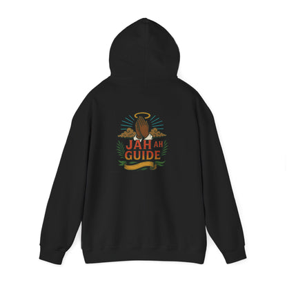 Jah Ah Guide - Unisex Hoodie (Letterwork front, Artwork Back)