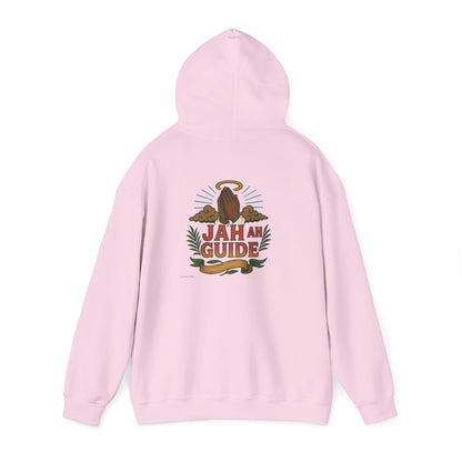 Jah Ah Guide - Unisex Hoodie (Letterwork front, Artwork Back)