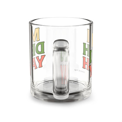 Mi Deh Yah Glass Mug - 10oz. (Letterwork Edition)
