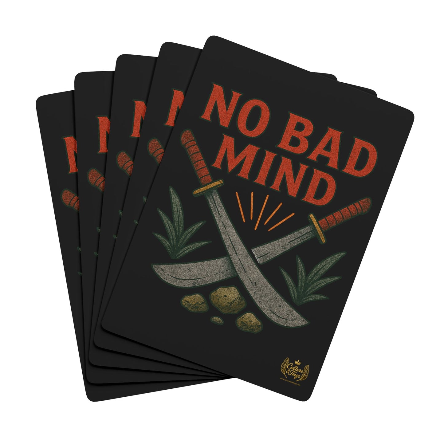 "No Bad Mind" Poker Cards - Complete Deck