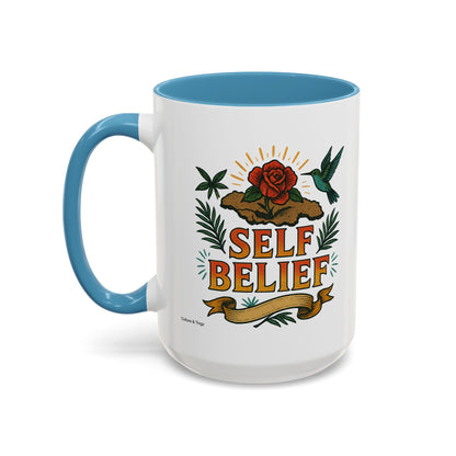 Self Belief - Accent Coffee Mug